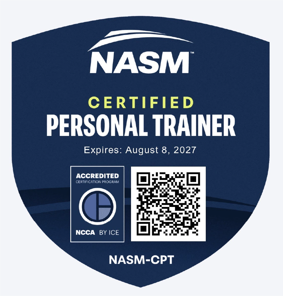 NASM Certified Personal Trainer